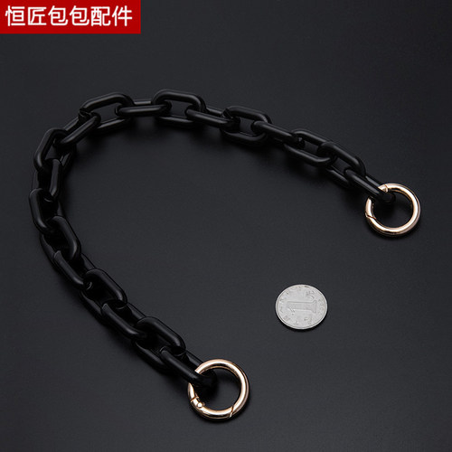 恒匠三宅一生mini肩带亚克力链条