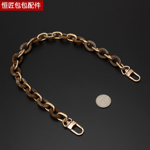 龙骧包装饰链腋下斜挎单肩包带