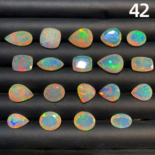 欧泊裸石界面彩宝彩虹宝石