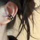 中古黑金气质芒星耳骨夹女无耳洞高级感轻奢小众耳夹 楼哈哈