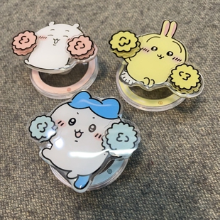 可爱啦啦队吉伊卡哇手机磁吸气囊支架可伸缩适用magsafe强力吸附