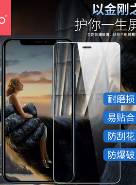 苹果新款抗蓝光前膜12防摔钢化膜iPone15ProMx透明膜78plus14屏13/17promax