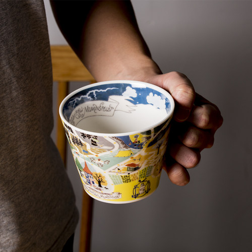 lewu芬兰姆明moomin矮胖早餐杯