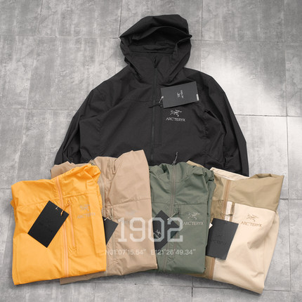 现货 始祖鸟 Squamish Hoody 皮肤衣薄款轻量防晒拉链夹克外套