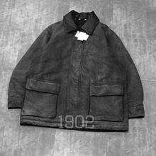 现货 AURALEE 25AW DUCK BLOUSON 日产水洗帆布羊皮领加绒夹克