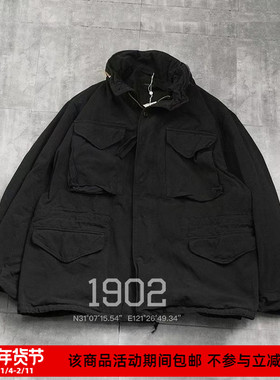 现货 Comoli 25AW M65 染色做旧经典军事四袋夹克