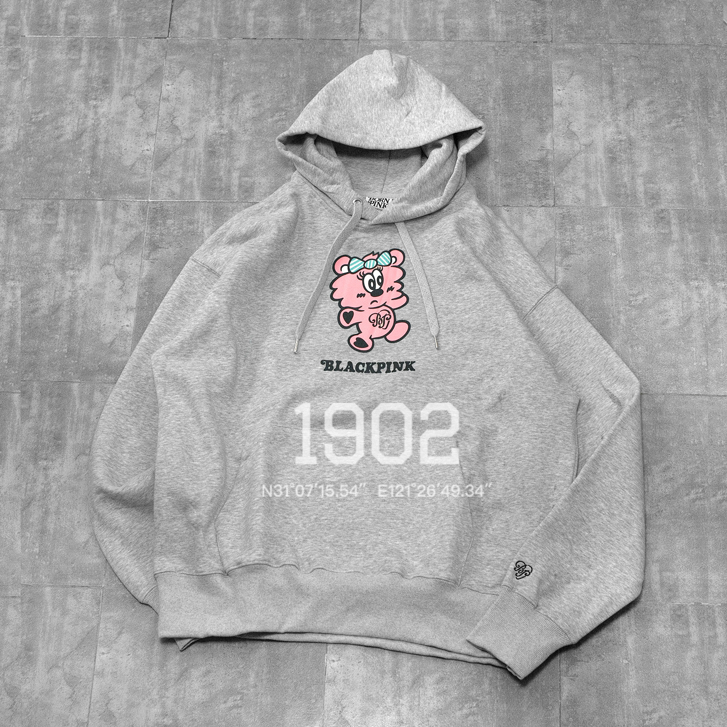 现货 BlackPink Verdy BP演唱会周边东京快闪 加绒连帽卫衣帽衫,男装,卫衣,淘宝优惠券,粉丝福利购,淘宝优惠卷