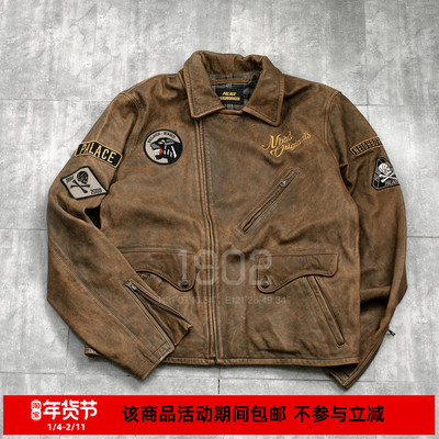 PALACENEIGHBORHOOD皮衣夹克