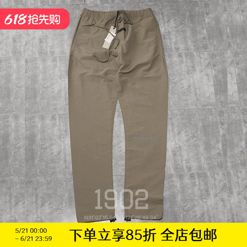 特价 FOG Essentials track pant 尼龙抽绳休闲运动收口长裤 裤子