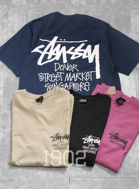现货 Stussy Tee 城市限定 新加坡 DSM 巴黎东京伦敦首尔 短袖T恤