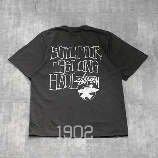 Long Haul 印花短袖 Stussy t恤 涂鸦冲浪人 26SS Tee 现货 Dyed