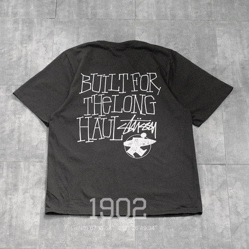 Stussy26SS涂鸦冲浪人短袖T恤