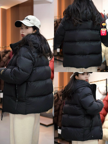 大童短款90白鸭绒羽绒服男女同款加厚韩版爆款时尚白鸭绒