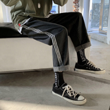 2021春装主推大货港风条纹直筒牛仔裤！宽松老爹裤NB58P58，男装牛仔裤，电商C303