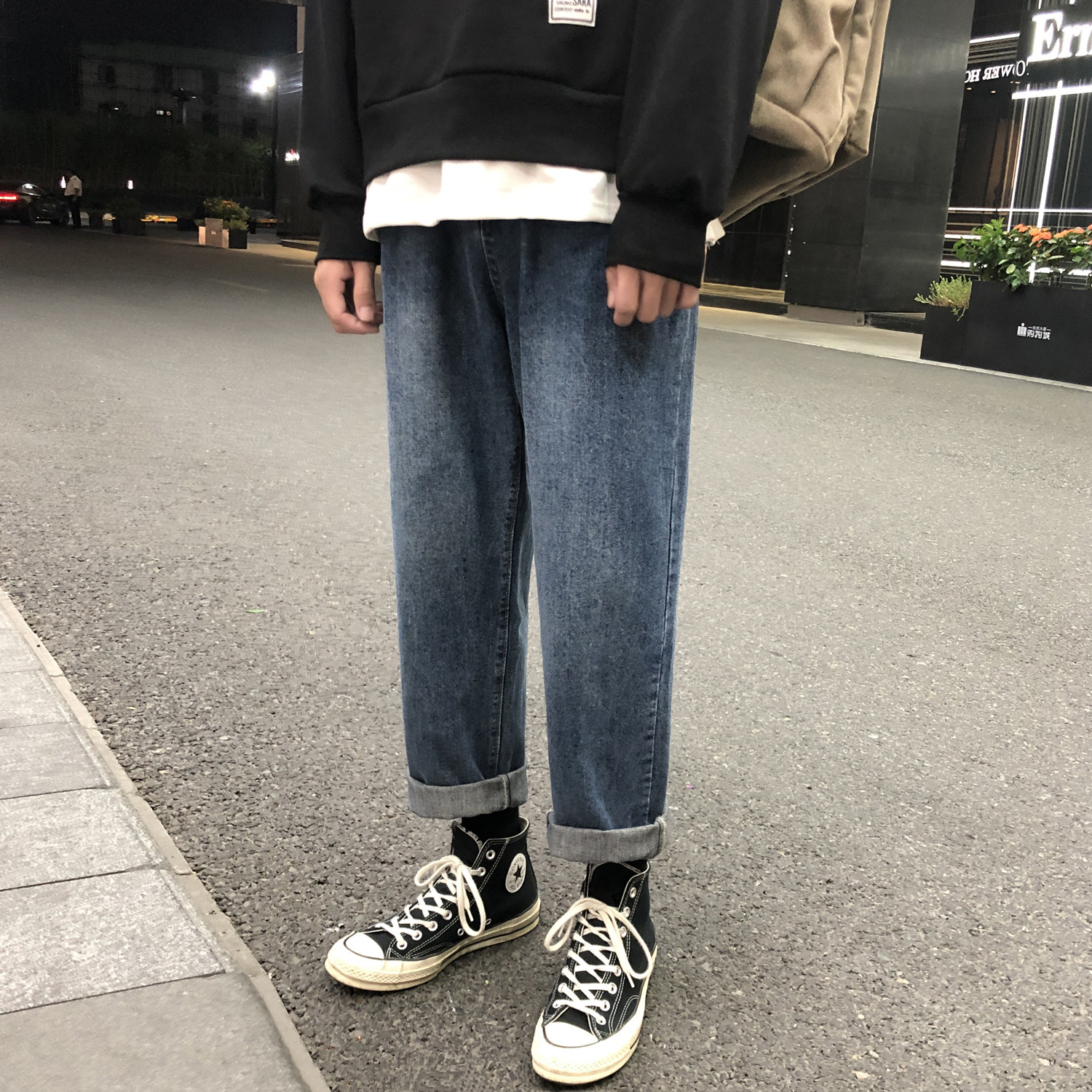 双II大货主推！超高转化！cec坠感宽松老爹裤C303-CR06P68,男装牛仔裤,电商C303