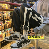 点击高加绒加厚卫裤！男女ins中性宽松休闲运动裤NB678加绒，男装休闲裤，电商C303