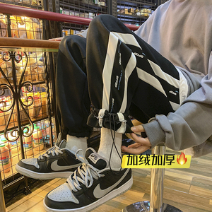 高转化加绒加厚卫裤！男女ins中性宽松休闲运动裤NB678加绒图片