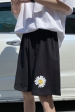 点击转化超牛B主推同款雏菊短裤中性男女五分裤NB119P35（控48），男装休闲裤，电商C303