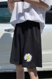 点击转化超牛B主推同款雏菊短裤中性男女五分裤NB119P35（控48）图片