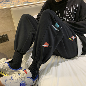 一推就爆现货主推印花卫裤男女中性ins运动裤休闲裤！NB651图片