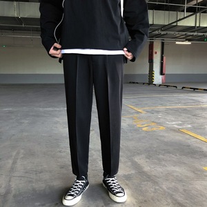 转化率超高！主推大货！坠感西裤男chic男女式宽松休闲裤CR11P58图片