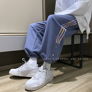 一推就爆的卫裤！男女中性ins宽松直筒裤休闲裤运动裤NB636图片