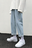 转化率超牛B！大货主推！雏菊裤子宽松中性男女NB158P58，男装牛仔裤，电商C303