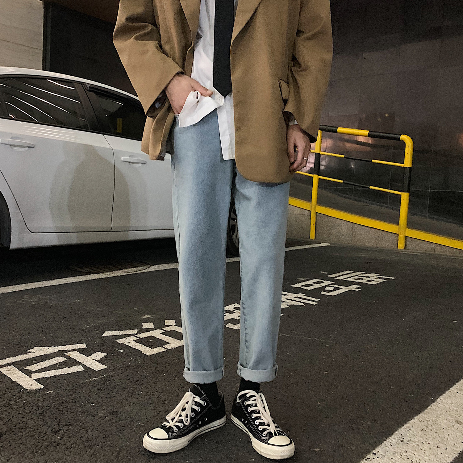 转化超高！四色大货主推修身小脚牛仔裤男！2021春装NB50P58,男装牛仔裤,电商C303