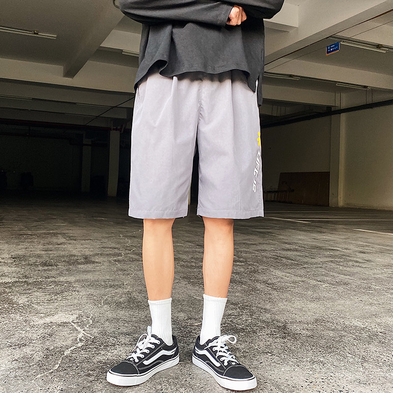 转化高！短裤男女中性五分裤中裤宽松沙滩裤NB171P25,男装休闲裤,电商C303