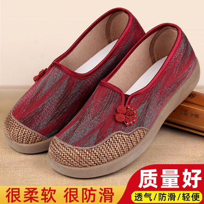 老北京一脚蹬中老年人妈妈布鞋女