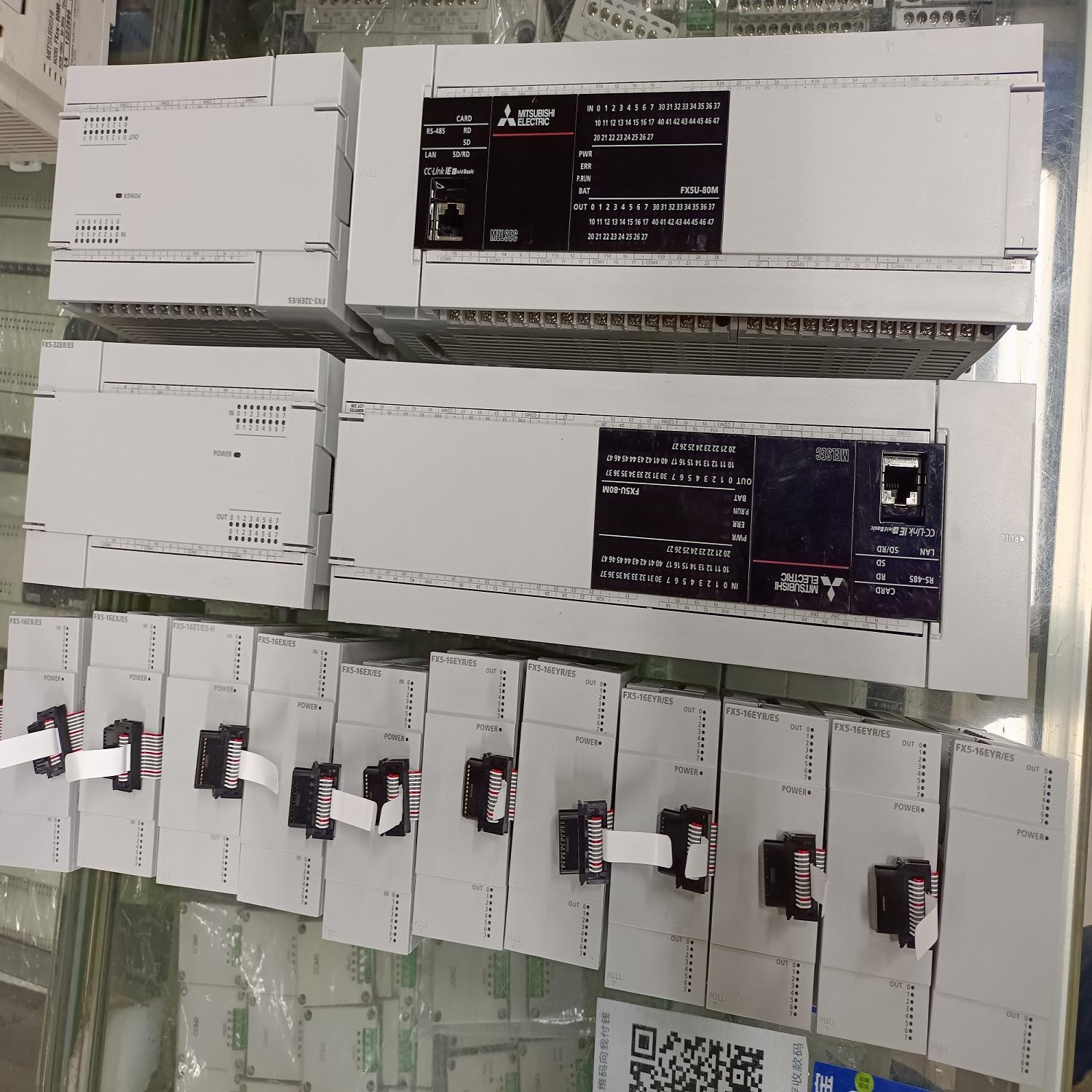 拆机三菱PLC FX5U-80MT FX5-16EYT  16EX  16EYR 32ERES功能询价