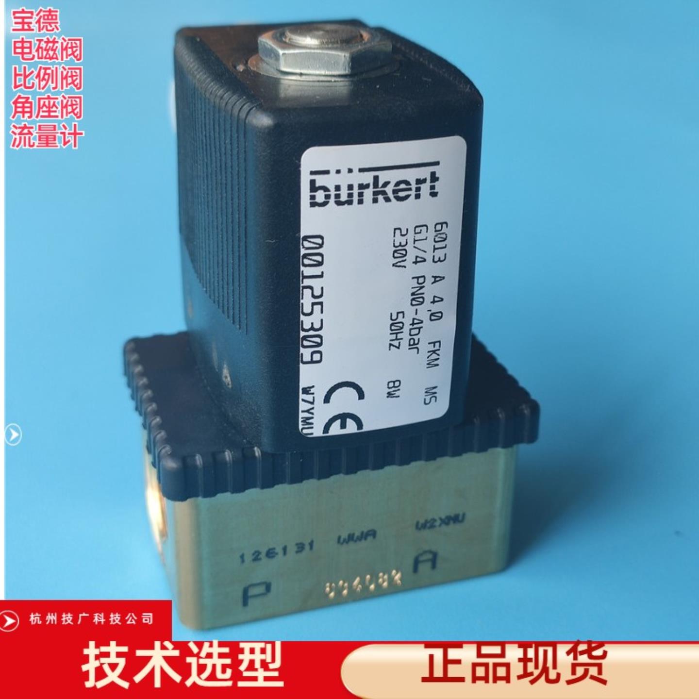 宝德6013 A40 FKMG14 MS 0-4bar 24V 230V 00125309 原装现货询价