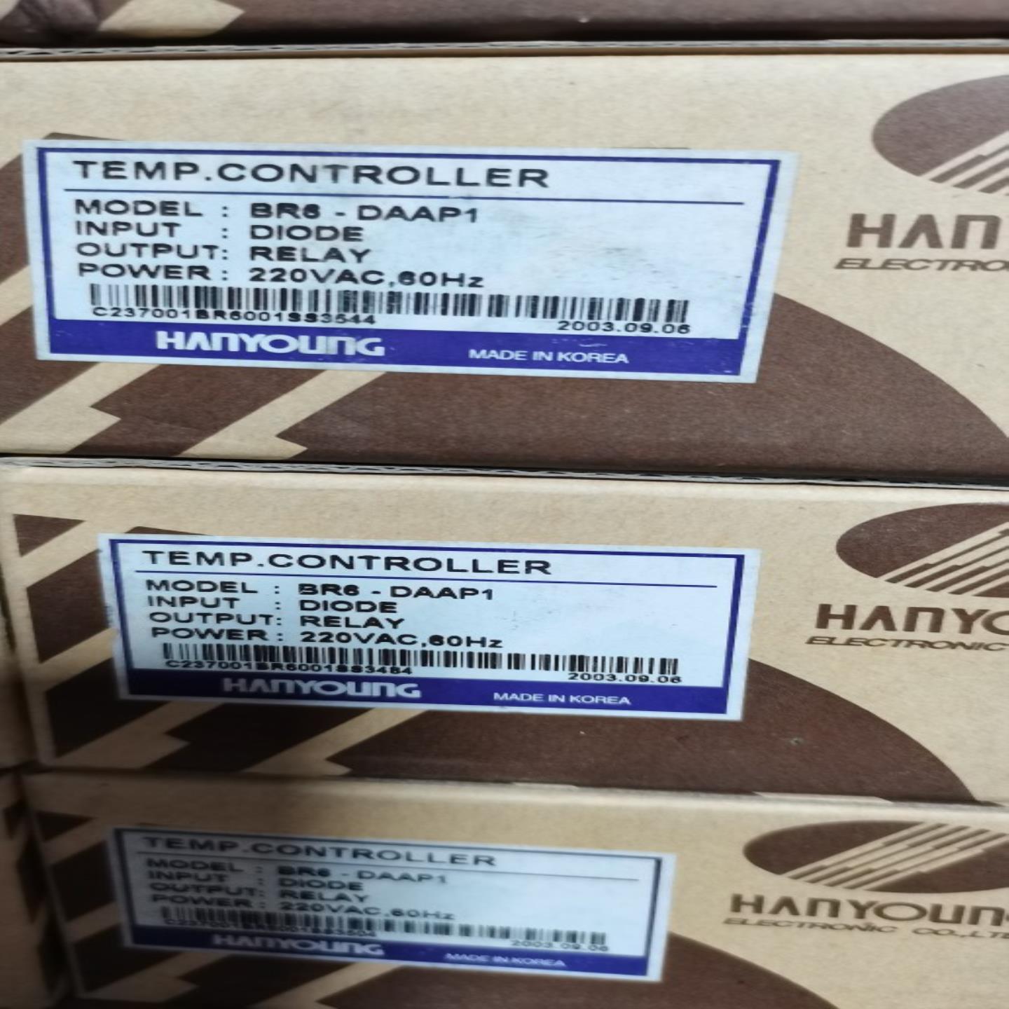 BR6-DAAP1 BR6 BR6DAAP1韩国韩荣 HANYOUNG冷冻机温控器-50-1询价