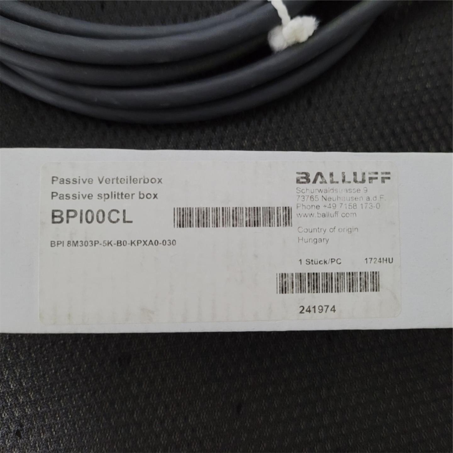 德国BALLUFF巴鲁夫BPI 8M303P-5K-B0-KPXA0-030现货BPI00CL分询价