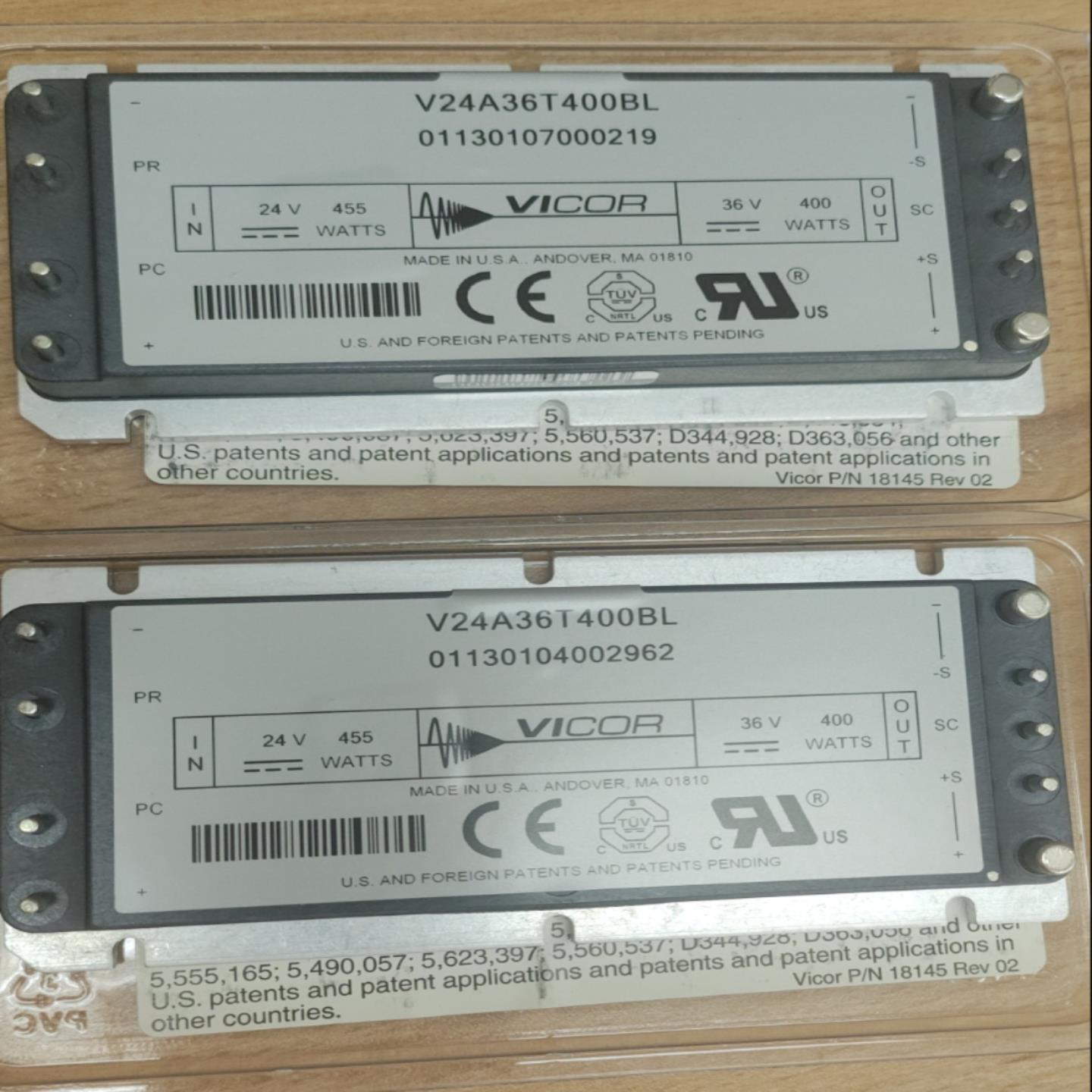 全新V24A36T400BL进口VICOR电源模块可提供筛选报告可直拍询价