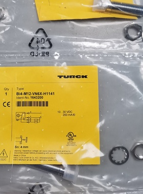 图尔克  Bi4-M12-VN6X-H1141  1643200接近开关 全新原装现货询价