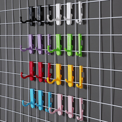 幼儿园无痕网格挂钩免打孔塑料