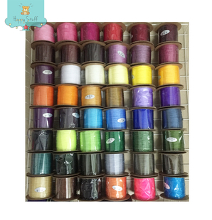 台湾进口褆绵71号玉线珠宝线佛珠线串珠绳DIY线材编织配件绳48色