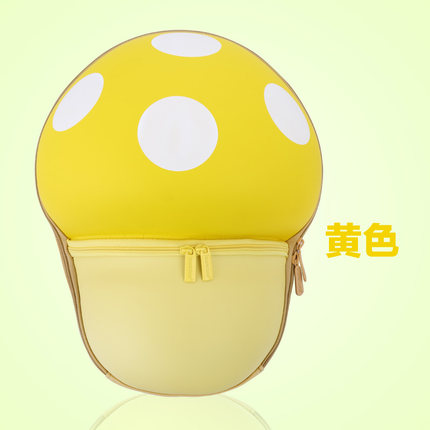 幼儿园儿童蘑菇书包1-3岁男女宝宝双肩包小背包卡通可爱开学