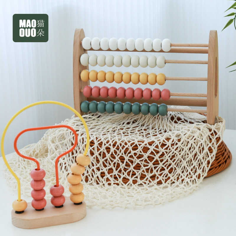 ins风儿童玩具女孩北欧木质