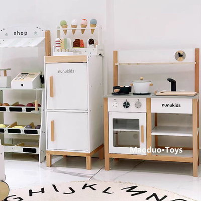 厨房过家家玩具木制厨房