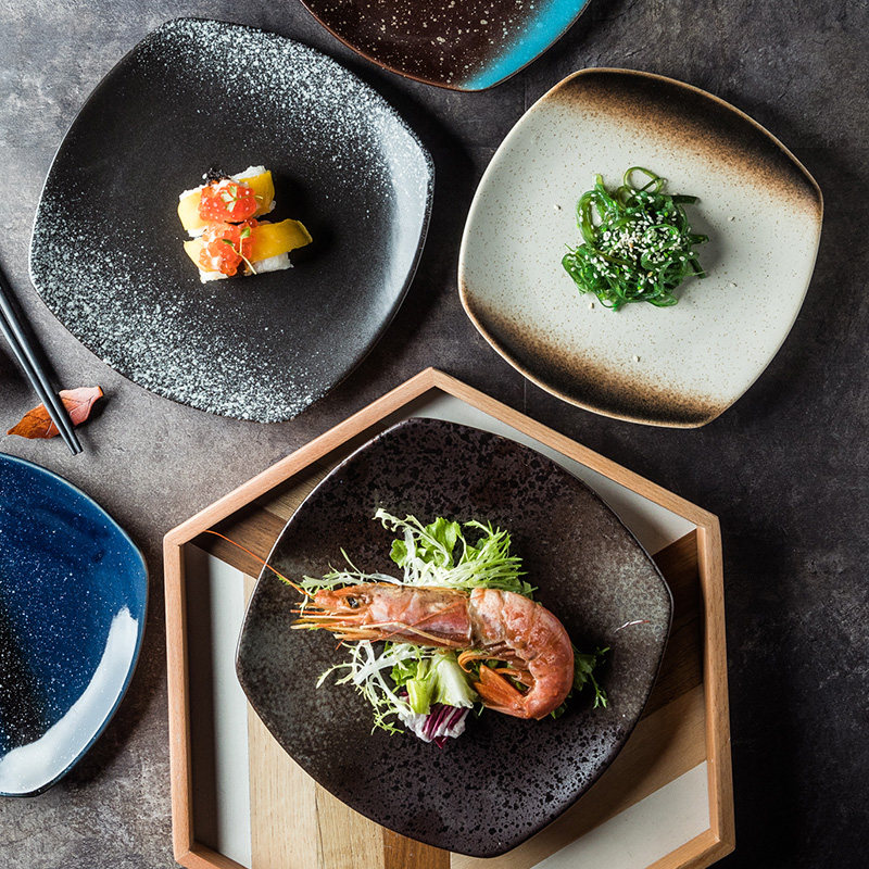 日式单个寿司配菜陶瓷盘子