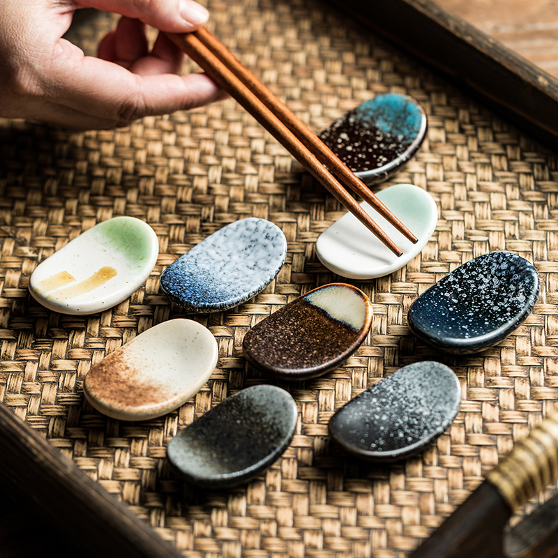 新时代摆台桌面筷子托腰形筷架