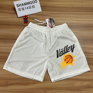 NCAA太阳队美式不过膝篮球速干透气宽松篮球短裤