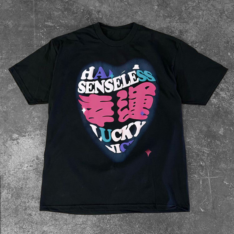 幸运  数码直喷潮流230克重磅棉宽领口不变形短袖T恤使用感如何?
