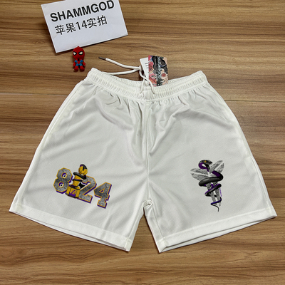 NCAA劳尔梅里恩科比高中款美式不过膝篮球速干透气宽松篮球短裤