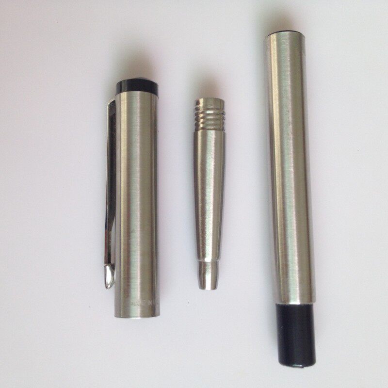 PARKER WEIYA 강철 막대 볼 볼펜 무광택 검정색 금속 구리 막대 빨간색 접착제 막대 강철 막대 서명 물 펜