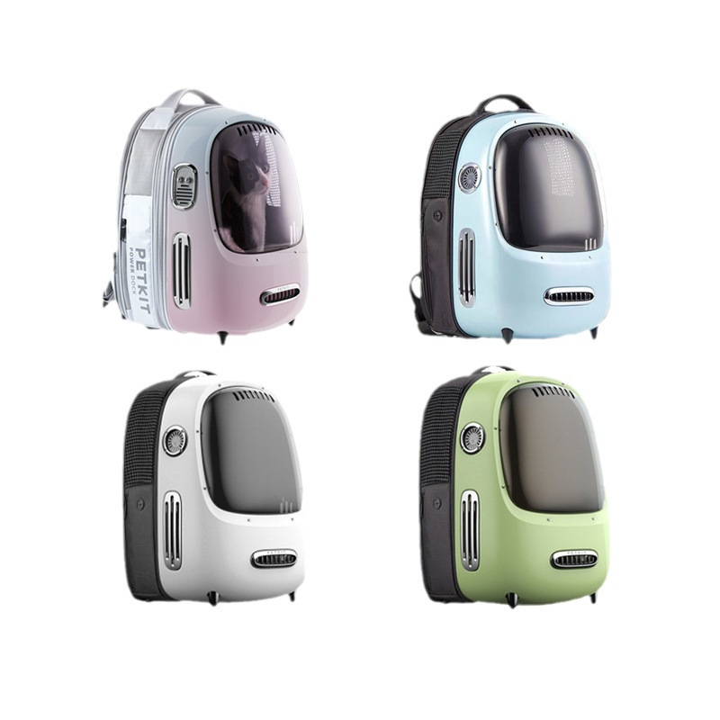 PETKIT佩奇新风外出猫背包航空箱便携舱双肩包背包透明换气猫包