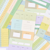 Five genuine ANALOG KEEPER planner diary color project decorative stickers and date tags from South Korea thumbnail 2