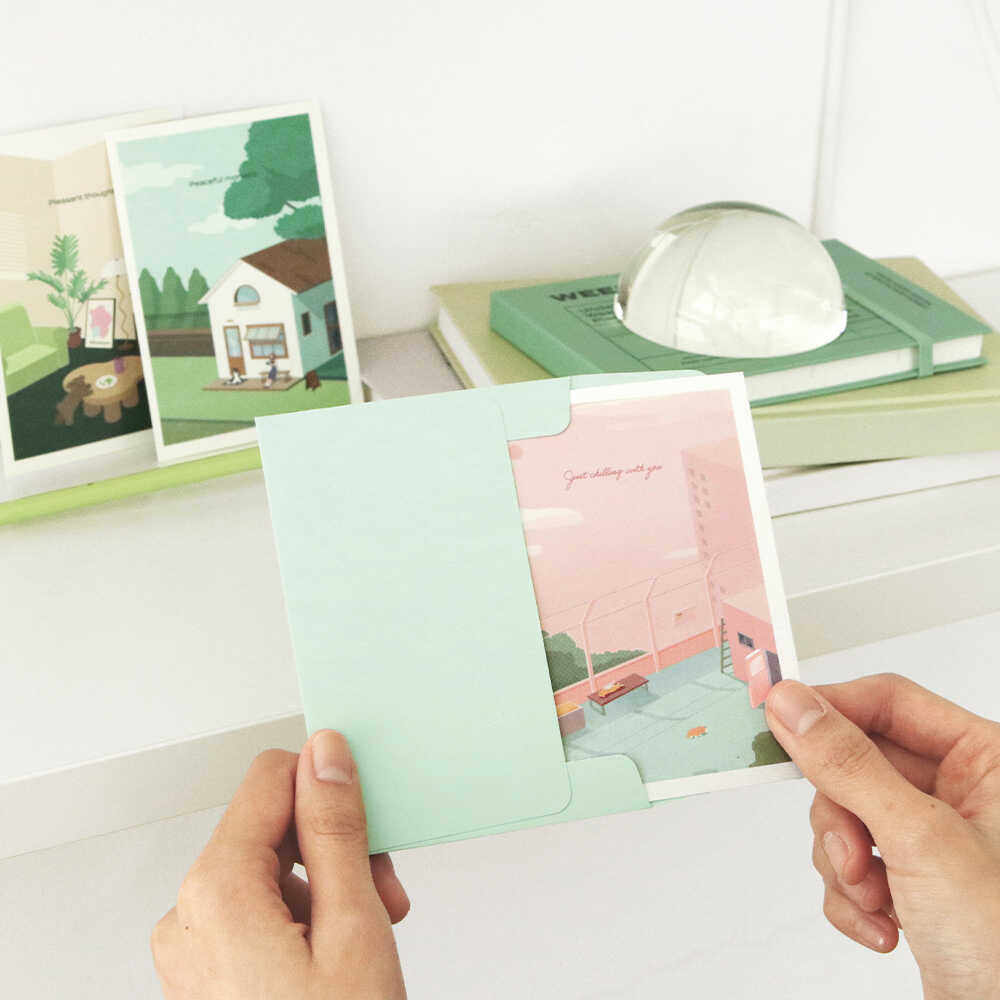 韩国正品iconic 女孩卡片信纸信封套装ins风节日祝福装饰贺卡片,文具电教/文化用品/商务用品,贺卡/明信片,淘宝优惠券,粉丝福利购,淘宝优惠卷